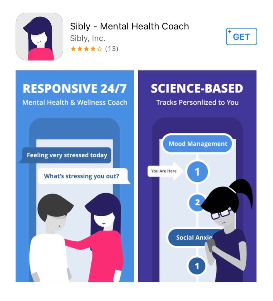 sibly mental health app